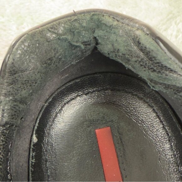 Prada Sport Leather Low Top Sneakers Brown Size 7.5 US - Picture 9 of 15